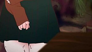 fake tarot forces girl to fuck magician in hentai parody cartoon