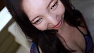 Cumswapping Asian Amateurs Tease in Hardcore Threesome