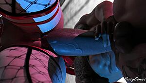 Asian Hottie Fucked Hard in Ass by Huge Black Man with Massive Cock - SassyComics!