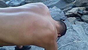 Orgia na praia gets wild with dotados unloading on ass! 🍆