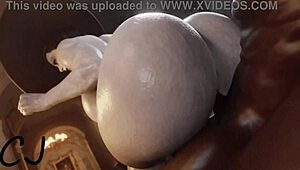 Alcina Dimitrescu from Resident Evil Banged by Black Stud