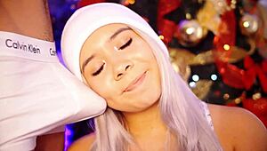 Valentina the Naughty Colombian Gags on Cock Daily with Watery Eyes