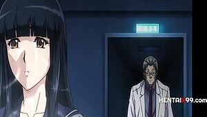 old teacher turns naive lesbian students straight with intense hentai action on hentaix99