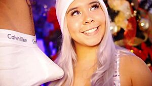 Valentina the Naughty Colombian Gags on Cock Daily with Watery Eyes