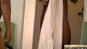 Christian J Catches Arthur Lins Jerking Off In Shower