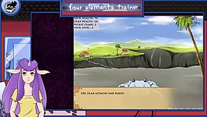 avatar last airbender four elements trainer part 35 😊