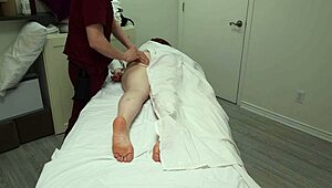 Hot Redhead Trophy Wife Returns for Massage but Craves More Action