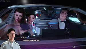 Unhappy stepmom teases and bangs boytoy in front of husband