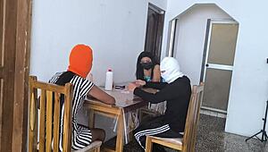 Best friend lost at 31 game, now Latina whore fucks the winner hard