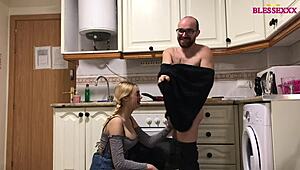 This teen slut loves sucking cocks 😍