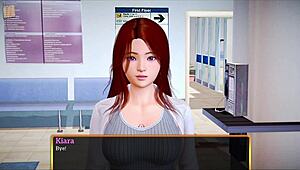 Walkthrough of the new family 307 cartoon game with big and small breasted characters