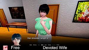 hey, check this devoted wife in wild hentai action! 😘