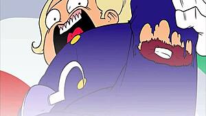 funny porn animation compilation with stockings and big tits