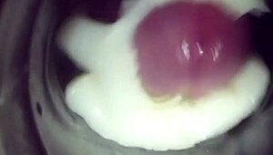 wow, check inside my fleshlight with that wild creampie finish! 😜