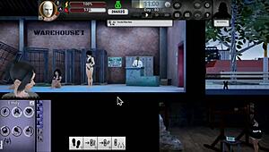 Hentai game: Cute anime girl gives blowjob for survival?