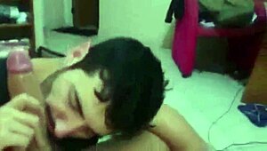 Marcos Goiano performs a detailed blowjob on a monster cock, leading to cum