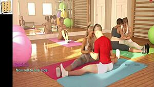 老婆继母玩动漫游戏搞Hentai，丈母娘加入狂欢