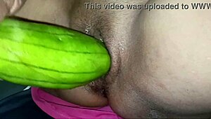 Girlfriend takes big cock in ass for punishment. Will she handle it?