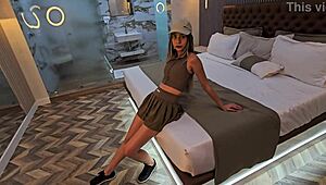 caught my best friend squatting then we fucked to help my erection