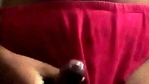 guys double masturbate wearing neighbors and sisters panties together