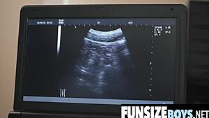 At the hospital, a big cock doctor probes a small 18+ teen boy’s tight ass. See more at FunSizeBoys net!