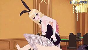 Nowa Sugaya and Marin Kitagawa dive into intense sex in My Dress-Up Darling hentai