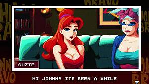 johnny bravo's bravado in the below scene