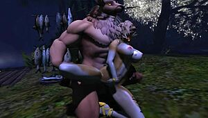 狂野3D兽娘兽交激情难眠夜