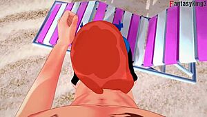 Yae Miko Beach Bikini Sex