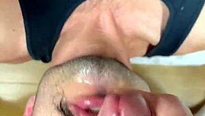 hung man makes me suck his big cock before fucking my hairy hole part 3