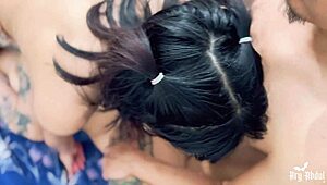 esta pareja me invita a mi primer trio delicioso