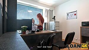 Loan4K Slutty Redhead Trades Fit Body for Vegan Restaurant Start