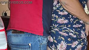 Fucking my friend's wife in standing missionary quickie while he's next door?