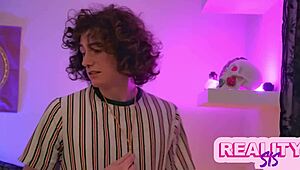 goth girl stepsis introduces tantric sex to newbie stepbro