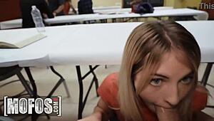 Mofos - horny students emma bugg and victor ray have a steamy hot session in classroom