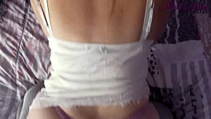 I fuck her huge round booty hard and fast after sport.