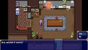 this cute adventurer loses her virginity to her pink friend 😘