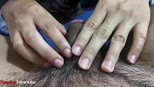 Female Doctor Examines Patient's Dick In Hospital Setting