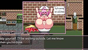 Noelle humiliates in anime game part five