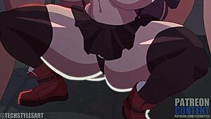 Check out this sexy 2D animation porn with latina milf in doggystyle! 😍