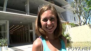 riley reed gets wild in pov life teen action