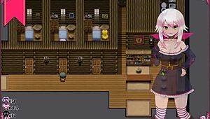 Bruxinha Confusa Tira A Roupa Dentro Do Banheiro Masculino - Ceres And The Contract Guild - Jogo Hentai - Parte 3