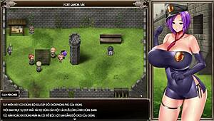 Karryn’s Prison gameplay in intense prisoner mode