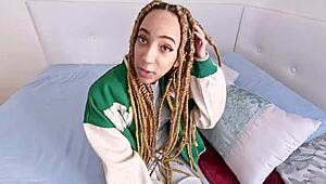 La Ebony Luna Black Spots Me on the Street and Takes Me Home for Wild Sex.