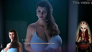Apocalust 9 - Gamer Girl Flashes Big Tits in See-Through Bra