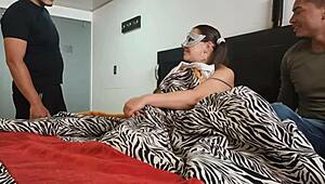 Curvy Venezuelan Wife in Wild Trio with Hermanastro