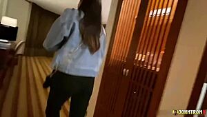 Johntronx - Thai maid gets tight ass and pussy pounded hard!