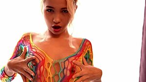 Blonde takes big dick hard in tight pussy with intense squirts