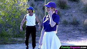 FamilyOrgasm Men Compete with Stepdaughters’ Wild Action