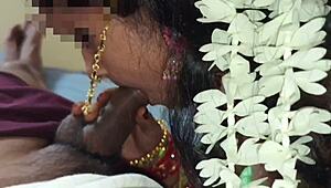 Uh, first marriage wife and husband banging with dirty talk blowjob xxx